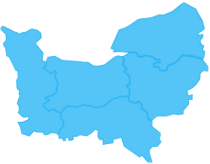 Carte de la normandie